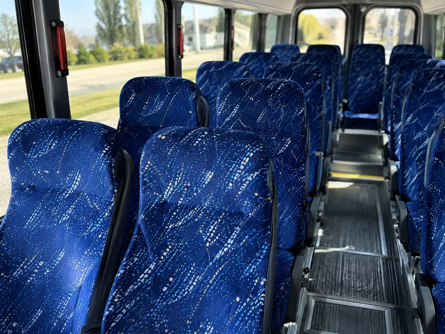 15 passenger minibus interior