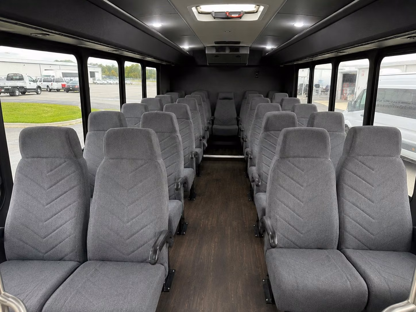 20 passenger minibus interior