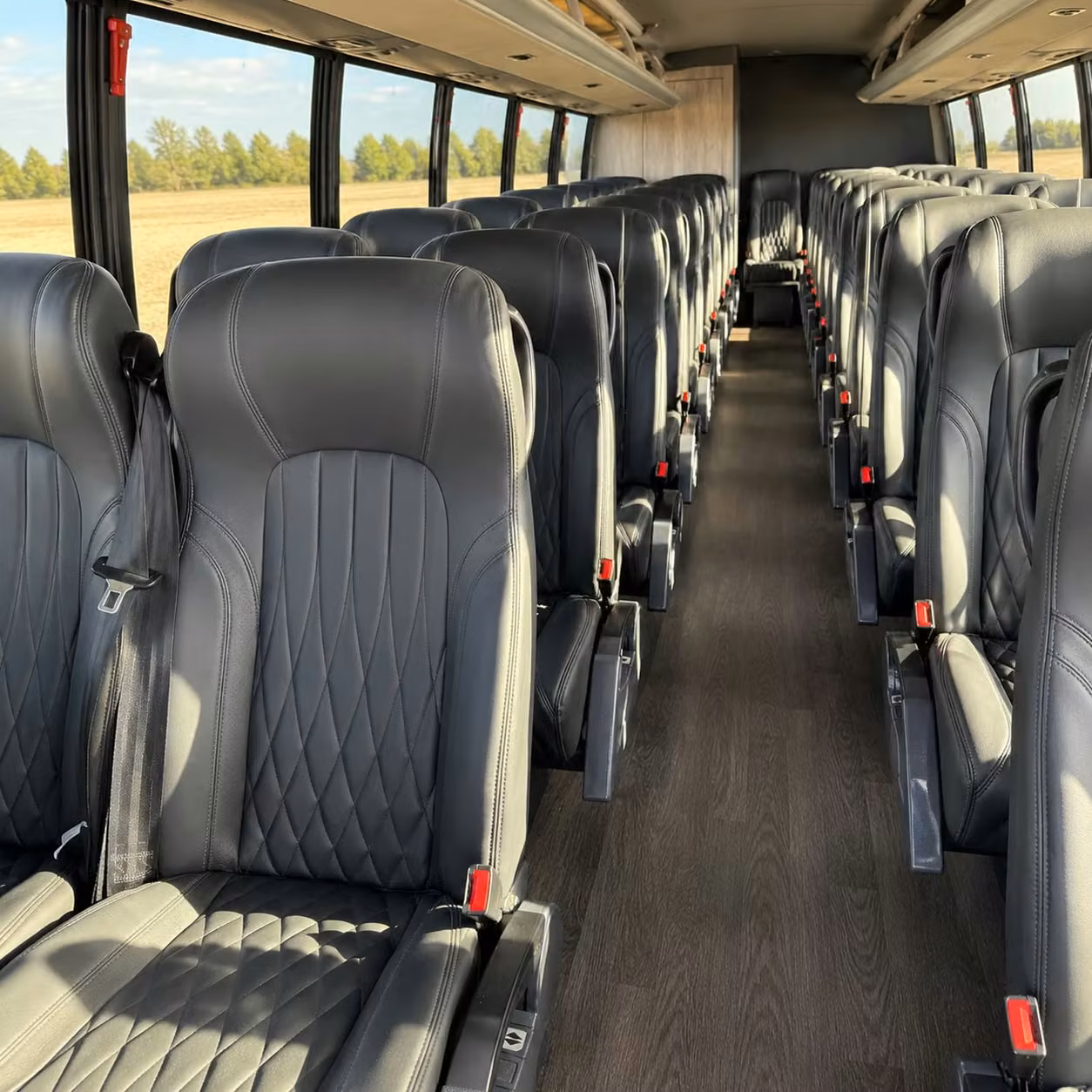 35 passenger minibus inside