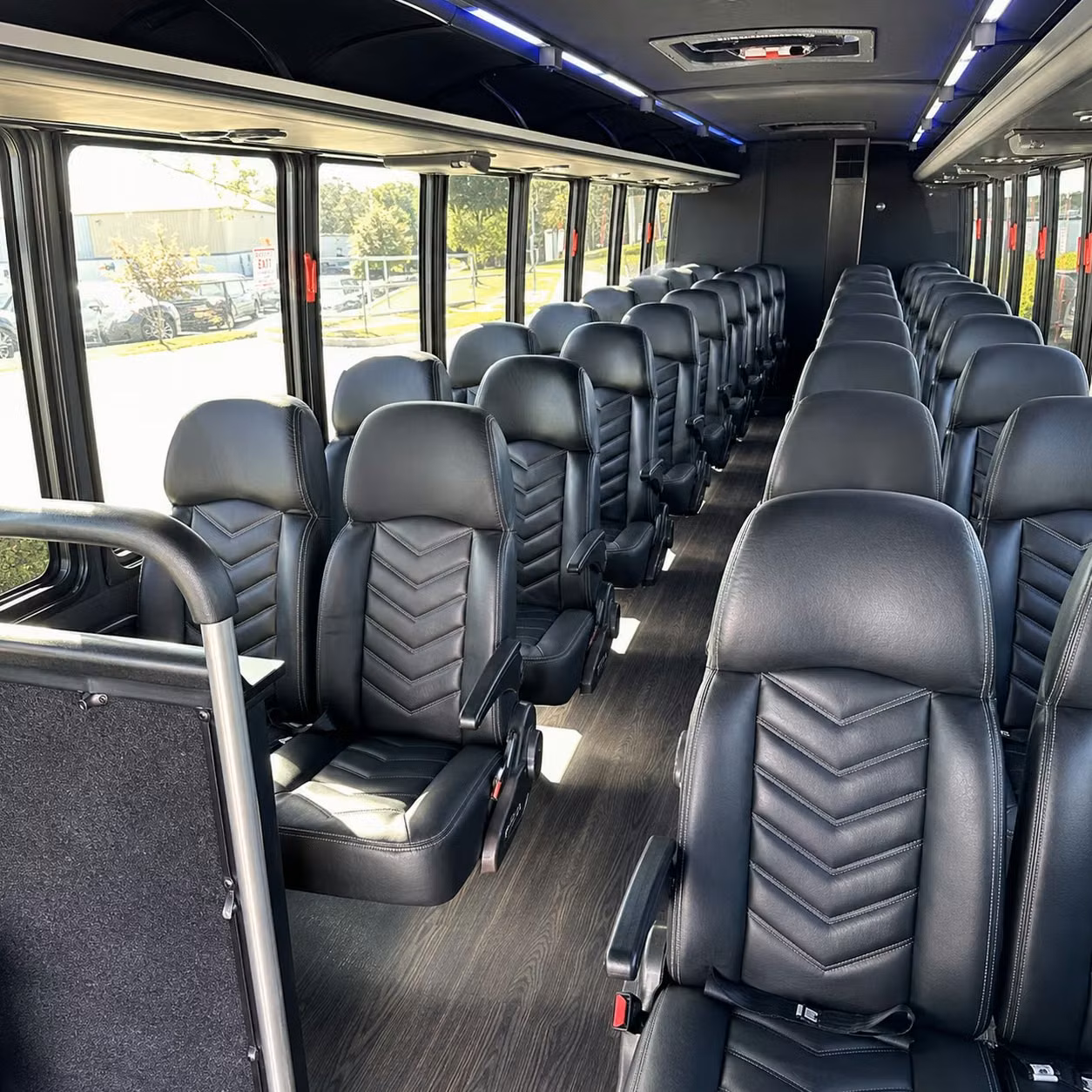 35 passenger minibus interior