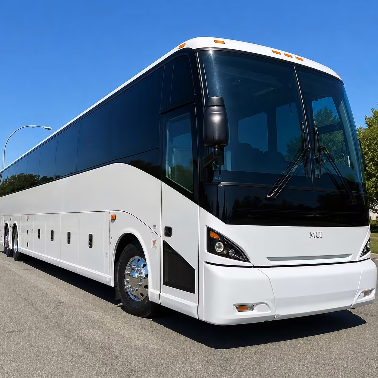 56 passenger charter bus