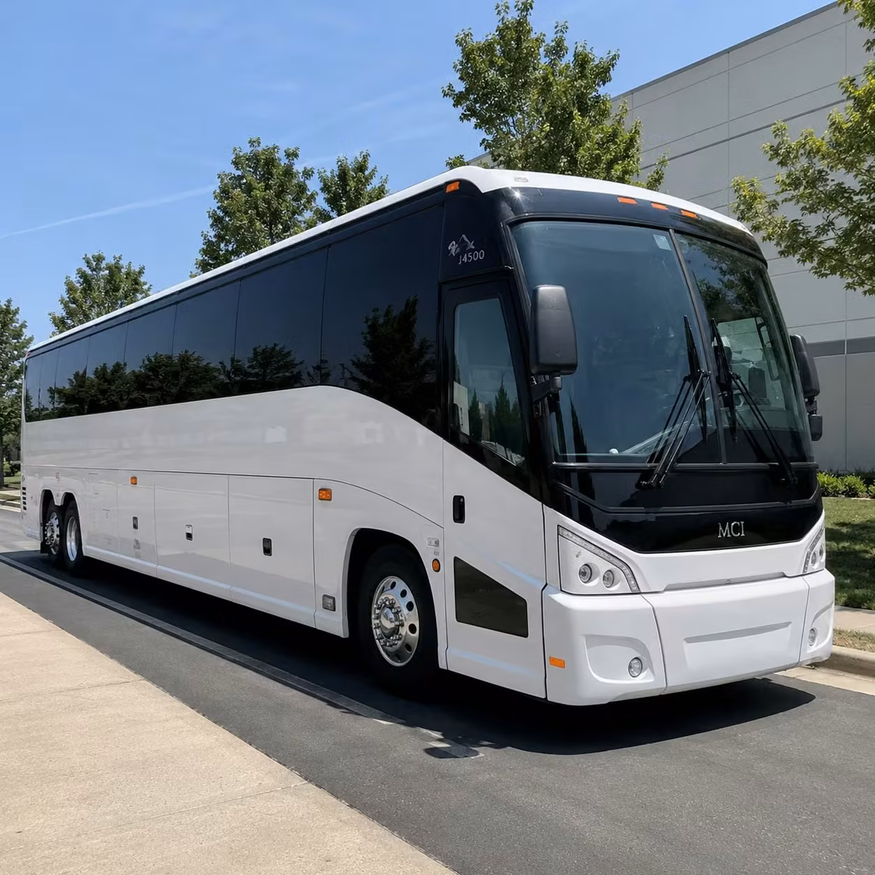 st louis charter bus rental exterior
