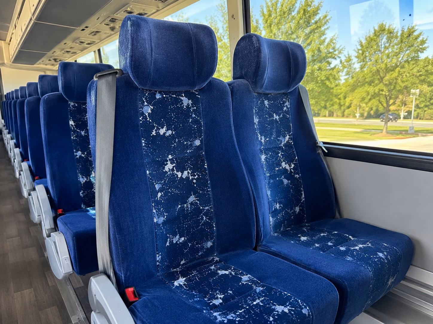 st louis charter bus rental inside